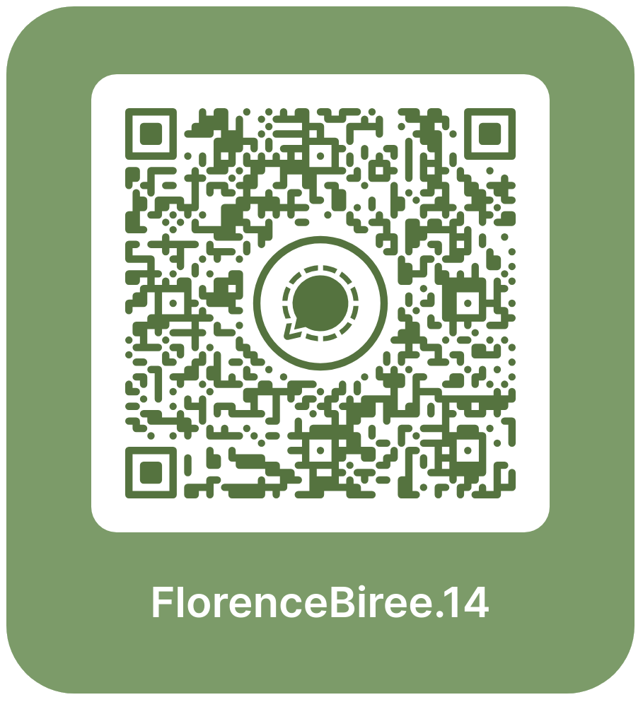 QR Code pour ajout de contact signal de FlorenceBiree.14